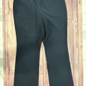 Worthington Women's Navy Pinstripe Trousers